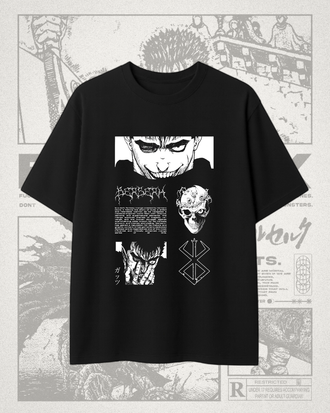 OVERSIZE Modelo berserk