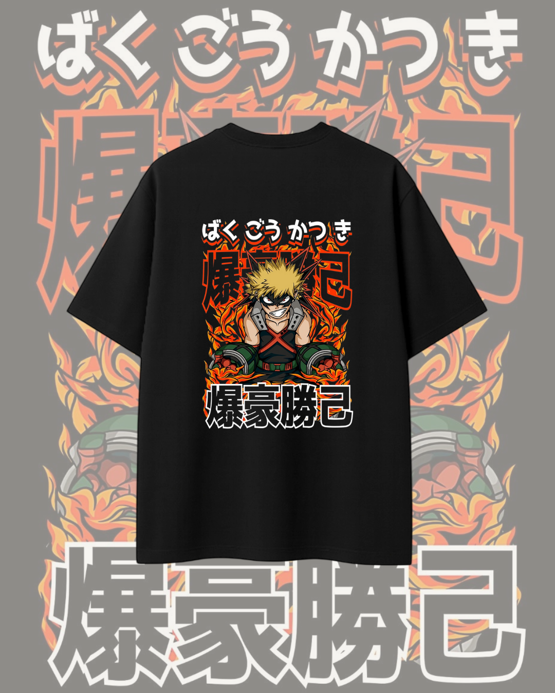 OVERSIZE Modelo Katsuki bakugo